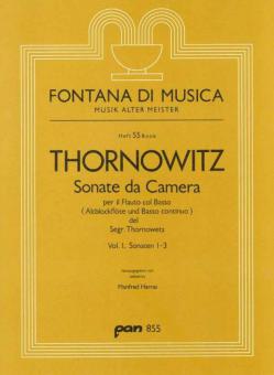 Sonate da Camera per il Flauto col Basso 