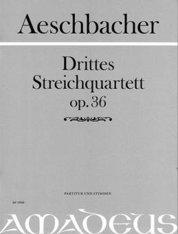 3rd string quartet in c minor op. 36 