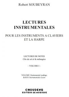 Lectures Instrumentales Vol. 1 