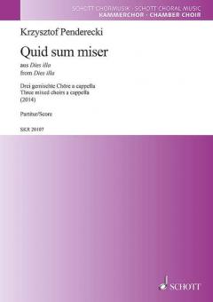 Quid sum miser Standard
