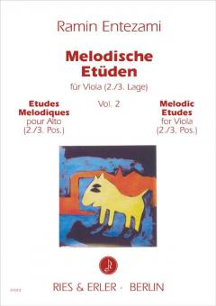 Melodische Etüden für Viola Band 2 