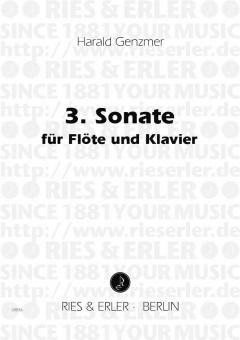 Dritte Sonate für Flöte und Klavier 