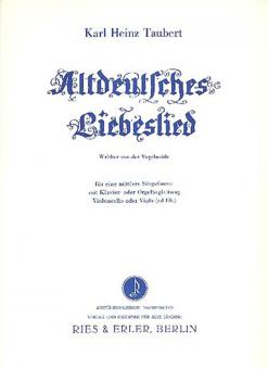 Altdeutsches Liebeslied nach Walter von der Vogelweide 