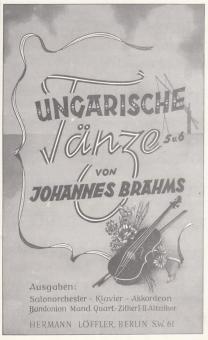 Ungarische Tänze Nr. 5 und Nr. 6 