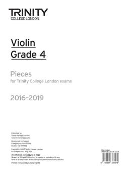 Violin Exam Pieces Grade 4 2016-2019 (part only) 