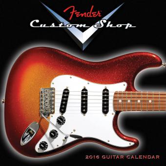 Fender Custom Shop 2016 Mini Wall Calendar 