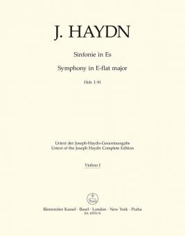 Symphony no. 91 E-flat major Hob. I:91 