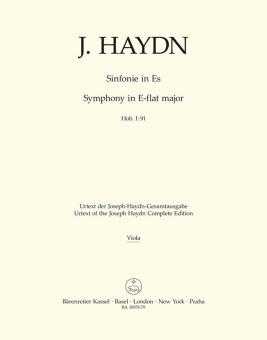 Symphony no. 91 E-flat major Hob. I:91 