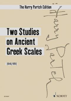 Two Studies On Ancient Greek Scales Standard