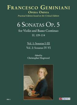 6 Sonatas op. 5 Vol. 1 