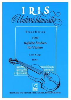 100 tägliche Studien für Violine Heft 3 