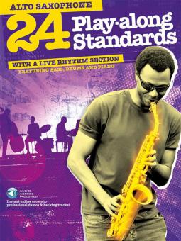 24 Play-Along Standards with a Live Rhythm Section 