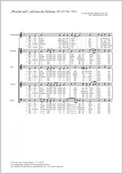 Wachet auf, ruft uns die Stimme Standard