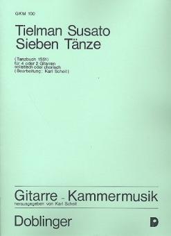 7 Tänze aus dem Tanzbuch von 1551 