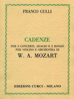 Cadenze per 5 Concerti Adagio E Rondo Di Mozart 