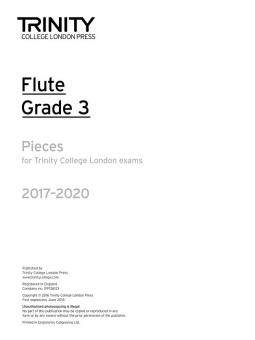 Flute Exam Pieces Grade 3 2017-2020 (part only) 