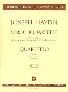 String quartet E flat major Hob. III:2 op. 1/2 
