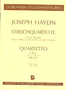 String quartet G major Hob. III:66 op. 64/4 