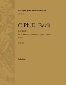 Violoncellokonzert a-moll Wq 170 