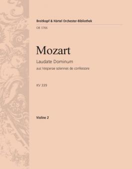 Laudate Dominum aus Vesperae solennes de Confessore KV 339 