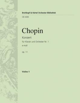 Konzert für Klavier und Orchester Nr. 1 e-moll op. 11 