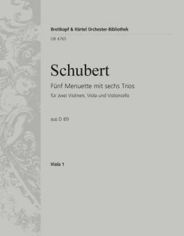 5 Menuette mit 6 Trios 