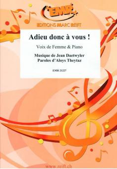 Adieu donc à vous! Download