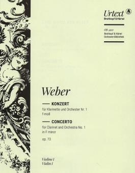 Konzert für Klarinette und Orchester Nr. 1 f-moll op. 73 