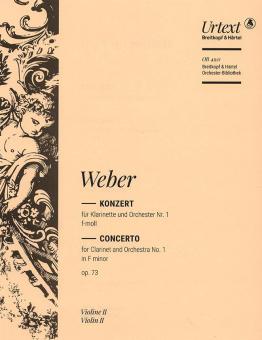 Konzert für Klarinette und Orchester Nr. 1 f-moll op. 73 
