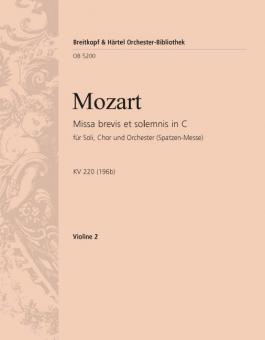 Missa brevis C-Dur KV 220 