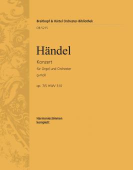 Orgelkonzert Nr. 11 g-moll op. 7/5 HWV 310 