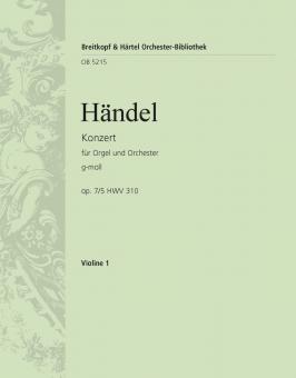 Orgelkonzert Nr. 11 g-moll op. 7/5 HWV 310 