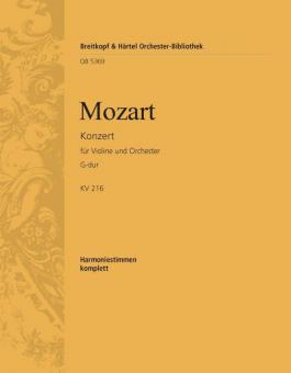 Konzert für Violine und Orchester G-dur KV 216 