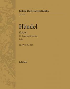 Orgelkonzert Nr. 4 F-Dur op. 4/4 HWV 292 