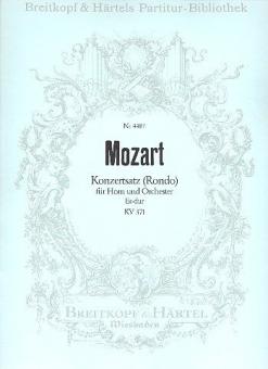 Konzert-Rondo Es-Dur KV 371 