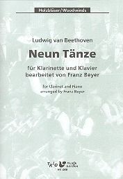 Neun Tänze für Klarinette und Klavier 
