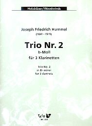 Trio Nr. 2 für 3 Klarinetten (b-moll) 