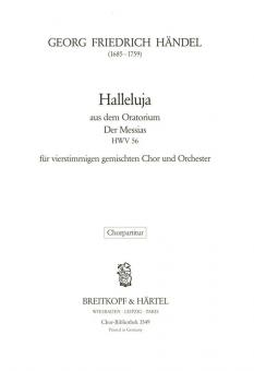 Halleluja aus dem Oratorium "Der Messias", bearbeitet von W.A. Mozart HWV 56 (KV572) 