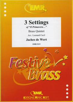 3 Settings Of 'O Primavera' Standard