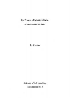 Six Poems of Mokichi Saito 
