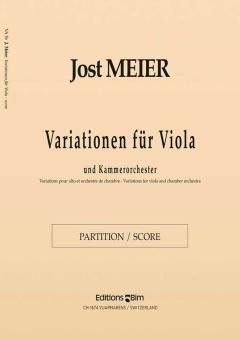 Variations for viola and chamber orchestra Standard