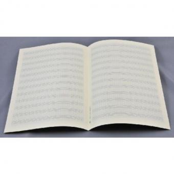 Notenpapier Din A4 hoch 12 Systeme mit Hilfslinien 