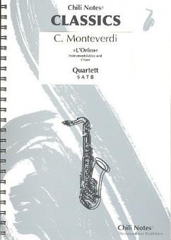 L'Orfeo, Favola in Musica, Instrumentalsätze und Chöre 
