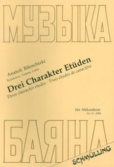 3 Charakter-Etüden 