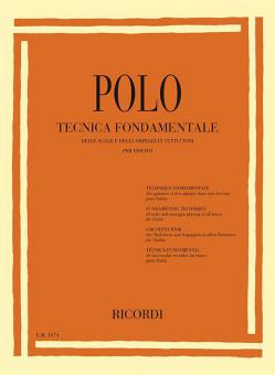 Tecnica Fondamentale Delle Scale E Degli Arpeggi I 
