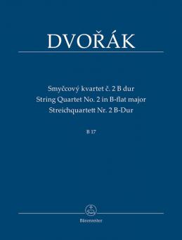 Streichquartett Nr. 2 B-Dur B 17 