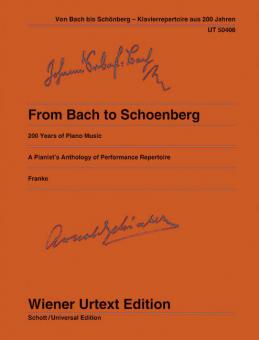 From Bach To Schoenberg 