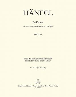 Te Deum for the Victory at the Battle of Dettingen HWV 283 