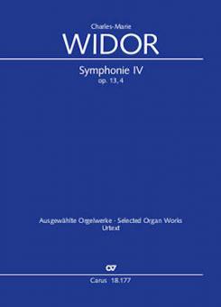 Selected Organ Works: Symphonie 4 op. 13,4 Standard