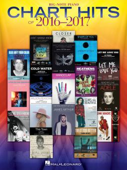Chart Hits of 2016-2017 (Big-Note Piano) 